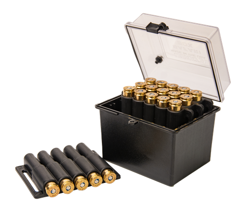 Berry's Safari Ammo Box, Small Magnum, Clear/Black, 20rd