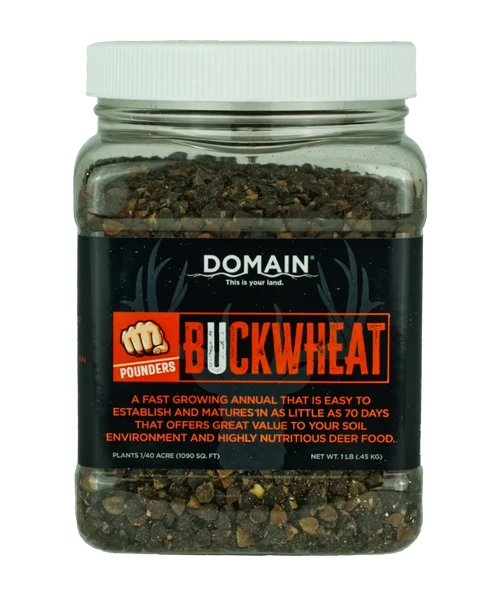 Domain Outdoor Pounder Buckwheat Food Plot Seed, 1 lb