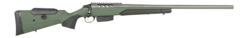 Tikka T3x Super Varmint, 6mm Creedmoor, 24" Threaded Barrel, Tungsten, Roughtech Green Stock, 5rd