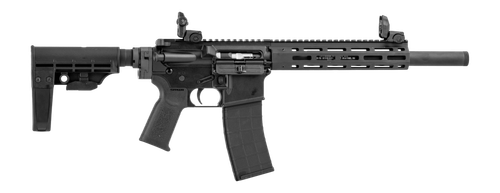 Tippmann Arms M4-22 ELITE Bug Out ISS, 22 LR, 12" Integrally Suppressed Barrel, 9" M-LOK, T5 Folding Armbrace, Matte Black, 25rd