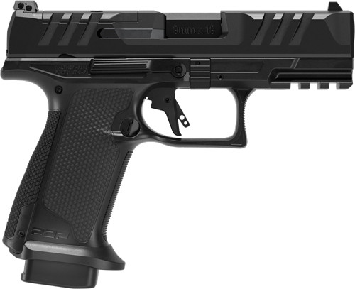 Walther PDP F-Series Pro E, 9mm, 4" Barrel, Black, Optic Ready, 18rd