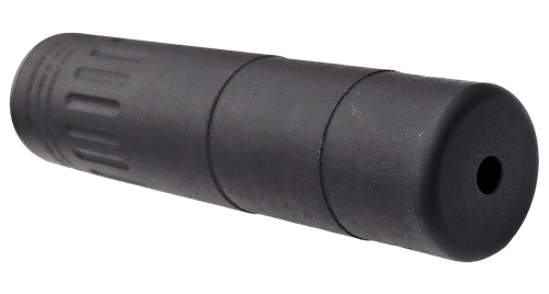 Advanced Armament HUB2K Suppressor, 6mm, Inconel 718, Black, Direct Thread 1/2x28, 1.375x24 Universal Mount Compatible
