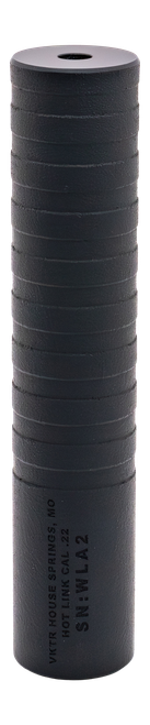 White Label Armory Hot Link Suppressor, 22 Cal, Black Titanium, 5" Length