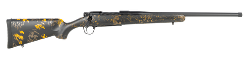 Christensen Mesa FFT Buckmasters, 308 Win, 20" Threaded Barrel, Black/Orange Sporter Stock, 4rd