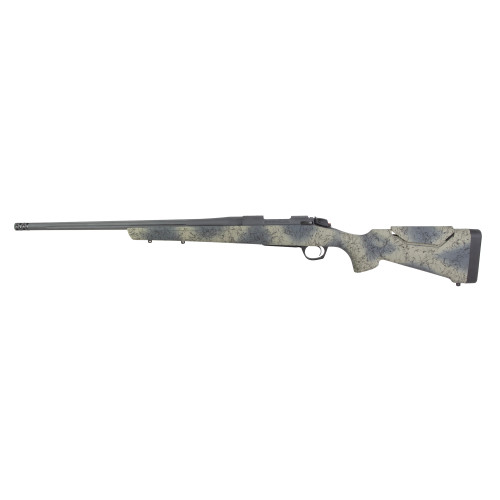 Bergara B-14 Wilderness Sierra, 25 Creedmoor, 20" Fluted Barrel, Omni Muzzle Brake, Sniper Gray, Soft Touch Stock, 4rd