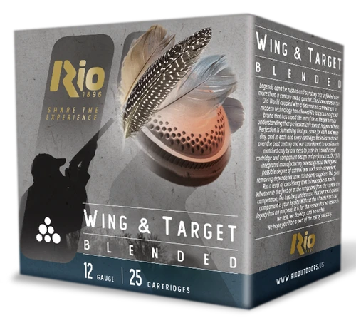 Rio Ammo Wing & Target, 12 Ga, 2-3/4", 1-1/8 oz, 7.5 Shot, 25rd Box