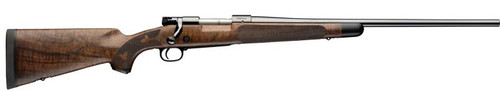 Winchester Repeating Arms Model 70 Super Grade 308 Win 5rd,22" Blue Polished Target Crown Barrel, Blue Polished Receiver, Gloss AAA Claro Walnut Fixed Stock
