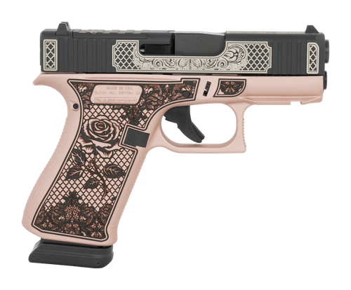 Glock G43X 9mm Luger 15+1 3.41" Black GMB Barrel, Steel Serrated Slide, Polymer Frame,
