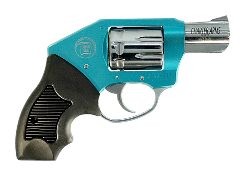 Charter Arms The Walker, 22 Magnum, 2" Barrel, Turquoise Frame, 8rd