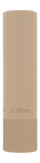 Fletcher Rifle Works Permian Suppressor, 6.5mm, 1.62" Diameter, Tan Titanium, 1.375"x24 HUB Mount