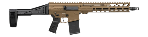 CMMG Dissent Mk3, 8.6 Blackout, 12.5" Threaded Barrel, Coyote Tan, FS1913A Folding Brace, 20rd