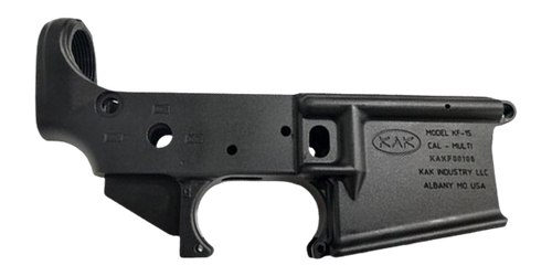 KAK KF-15 Stripped Lower Receiver, Multi Caliber, Black