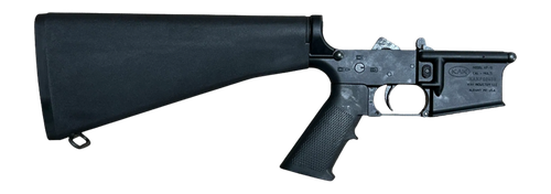 KAK KF-15 Complete Lower Receiver, Multi Caliber, A2 Grip, A2 Fixed Stock, Black