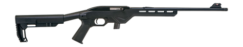 Citadel Trakr, 22 LR, 18" Barrel, Matte Black Chrome, Black Tactical Stock, 5rd