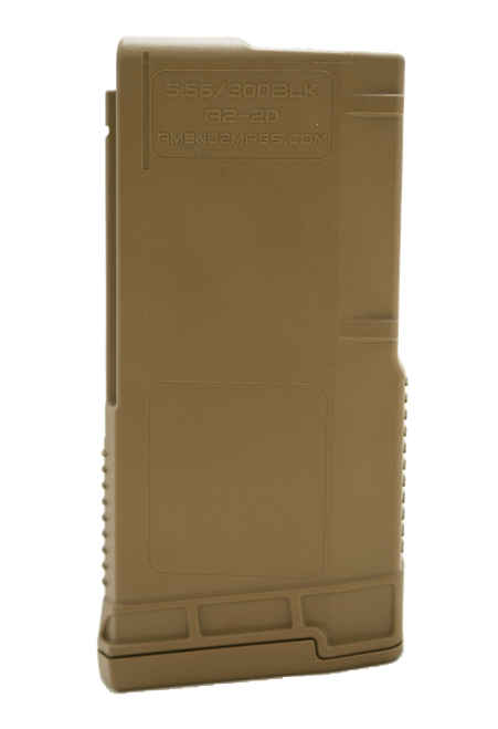 Amend2 MOD-A Magazine, 308 Winchester, Coyote, Fits AR-10, 20rd