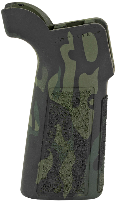 B5 Systems Type 23 P-Grip Black Multi-Cam Polymer, Aggressive Textured, Fits AR-Platform