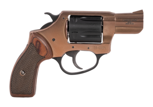 Charter Arms Bourbon, 38 Special, 2" Barrel, Black Cylinder, Checkered Grip, 5rd