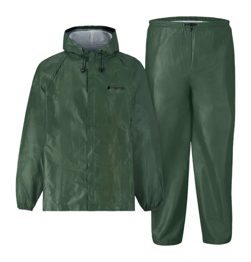 Frogg Toggs Ultra-Lite2 Rain Suit, Jacket and Pants, OD Green, Large
