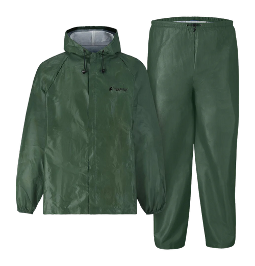 Frogg Toggs Ultra-Lite2 Rain Suit, Jacket and Pants, OD Green, Small