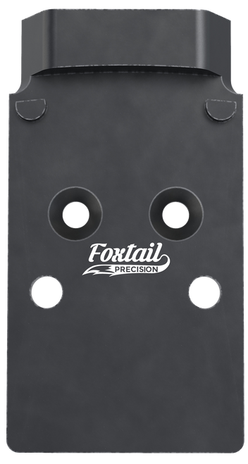 Foxtail Precision Optic Mount Plate, Fits CZ P10, RMR/SRO/Holosun 407C/507C/508T Footprint, Black