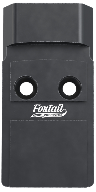 Foxtail Precision Optic Mount Plate, Fits CZ P10, Holosun 509T Footprint, Black
