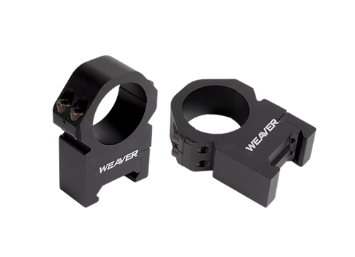 Weaver Precision Scope Rings, 1" Tube, Extra Extra High, Matte Black