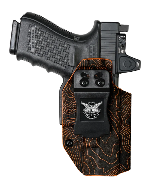 We The People Optic Ready IWB Holster, Fits S&W Bodyguard 2.0 NTS/TS, Right Hand, Topographic Orange