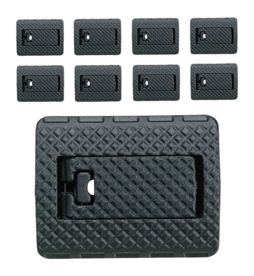 FAB Defense Wide M-LOK Locking Rail Covers, Black, 9 Pack