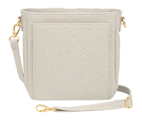 Gun Tote'n Mamas Mini Slim Cross-Body Bag, Bone Cowhide