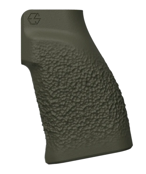 Edgar Sherman Design Pebble AR Pistol Grip, Coarse Texture, Ranger Green