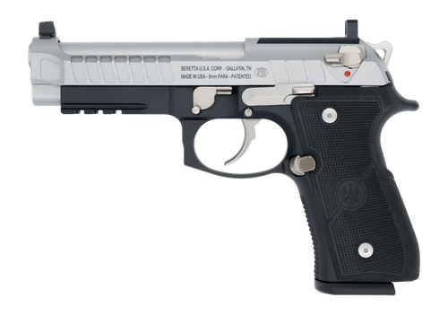 Langdon Tactical Beretta 92 Elite, 9mm, 4.7" Barrel, Optic Ready, Inox Slide, Black Frame, 18rd