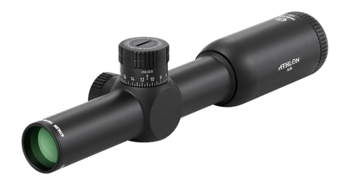 Athlon Talos HMR 1x24 Rifle Scope, Center-X MOA Reticle
