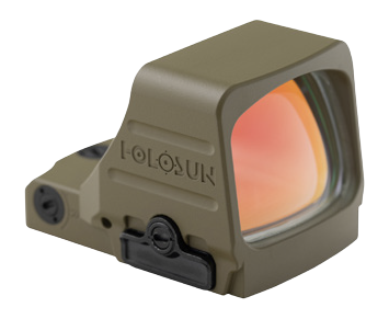 Holosun 507 Hunt MRS Red Dot Sight, Shake Awake, RMR to Picatinny Adapter, Olive