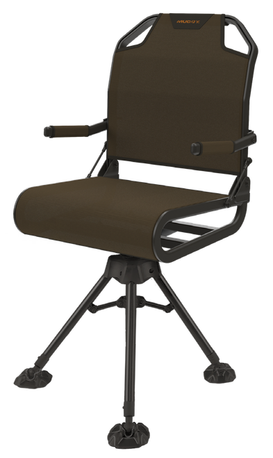 Muddy Swivel Ease XT Seat, 360 Degree Swivel, 300 Lb Capacity, Black