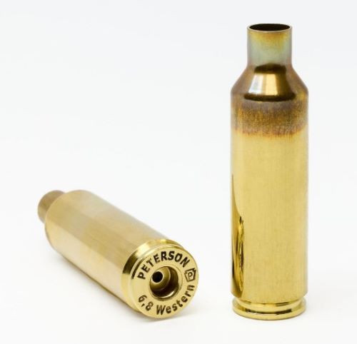 Peterson Unprimed Brass Cases, 6.8 Western, 50 Count