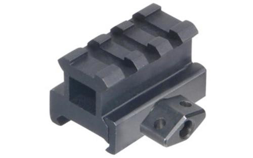 UTG 3-Slot Compact Riser Mount, .83", Medium Compact Height, Picatinny, Black