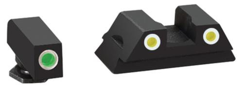 AmeriGlo Classic Style Tritium Night Sights For Glock 42 Green Front Yellow Rear