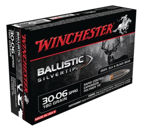 Winchester Supreme 30-06 Spg Ballistic Silvertip 180gr, 20Box/10Case