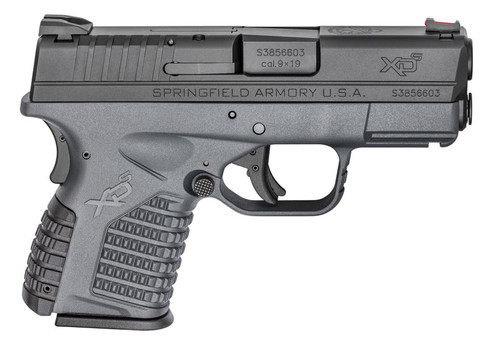 Springfield XD-S 9mm Tactical Gray 3.3" Barrel Essentials Pkg 8rd Mag