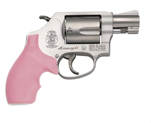 Gunners Firearms LLC  Smith & Wesson Model 637, Double Action, Small  Revolver, 38 Special, 1.875 Barrel, Alloy Frame, Stainless Finish, Laser  Grip, Fixed Sights, 5Rd, Crimson Trace Laser 163052