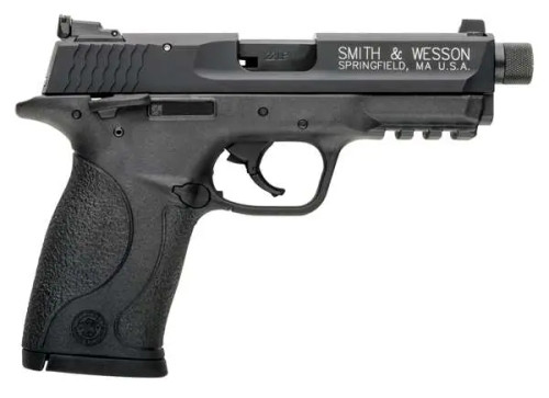 Smith & Wesson M&P22 Compact .22 LR, 3.5" Threaded Barrel, 3-Dot Sights, Black, 10rd