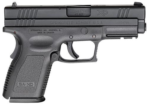 Springfield XD Compact Pistol 45 ACP 4" Barrel Ultra Safety Assurance Action Trigger System Black 10rd CA Compliant