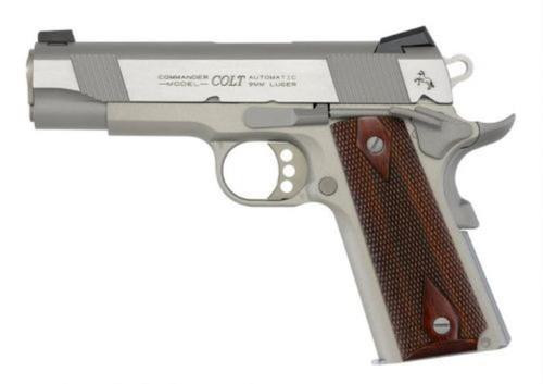 Colt Mfg O1070CE 1911 Combat Elite Government 45 ACP 5 8+1 Two-Tone Elite  Black G10 Half Checkered w/Scallop Grip Night Sights