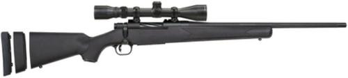 Mossberg Patriot Super Bantam .243 Winchester 20" Fluted Barrel Matte Blue Finish Adjustable LOP Black Synthetic Stock 5rd With 3-9x40mm Riflescope