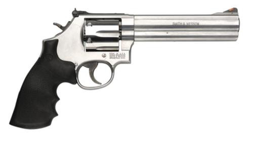 Smith & Wesson Model 686 Distinguish Combat 357 Mag/38 Spec 6" 6rd Adjustable White Outline/Red Ramp SS