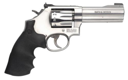 Smith & Wesson Model 617 K-22 Masterpiece 22LR 4" Barrel Stainless Steel Houge Rubber Grip10rd