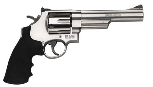 Smith & Wesson Model 629 44 Mag 6" 6rd Synthetic Grip Adjustable Sight Matte Stainless Finish