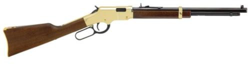 Henry Golden Boy Youth 22 Short/ 22 Long/ 22 LR 12 LR/16 Short Capacity, 17" Barrel, Brasslite Metal Finish, American Walnut Stock