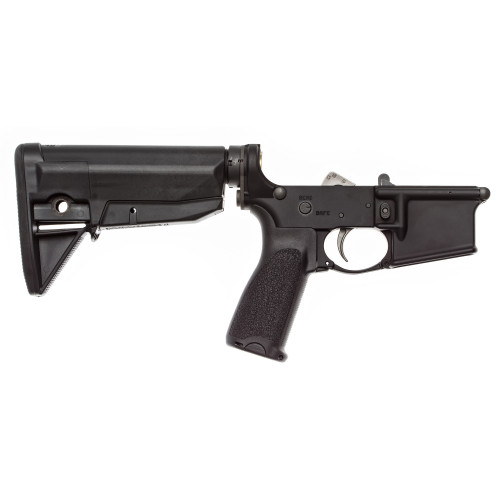 Bravo Company AR-15 Complete Lower 223/556, Black, GF Stock Mod 0, Fire Controls Marked SAFE/SEMI