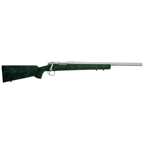 Remington, 700 5-R, Bolt Action Rifle, 300 Win, 24" Stainless Threaded Barrel, Black With Green Webbing HS Precision Stock, 3 Rounds, X-Mark Pro Trigger, Right Hand